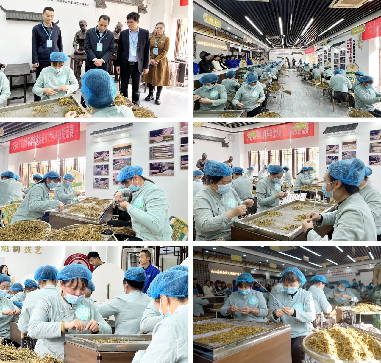 六安市首届霍山石斛非遗炮制技艺劳动技能竞赛在九仙尊成功举办